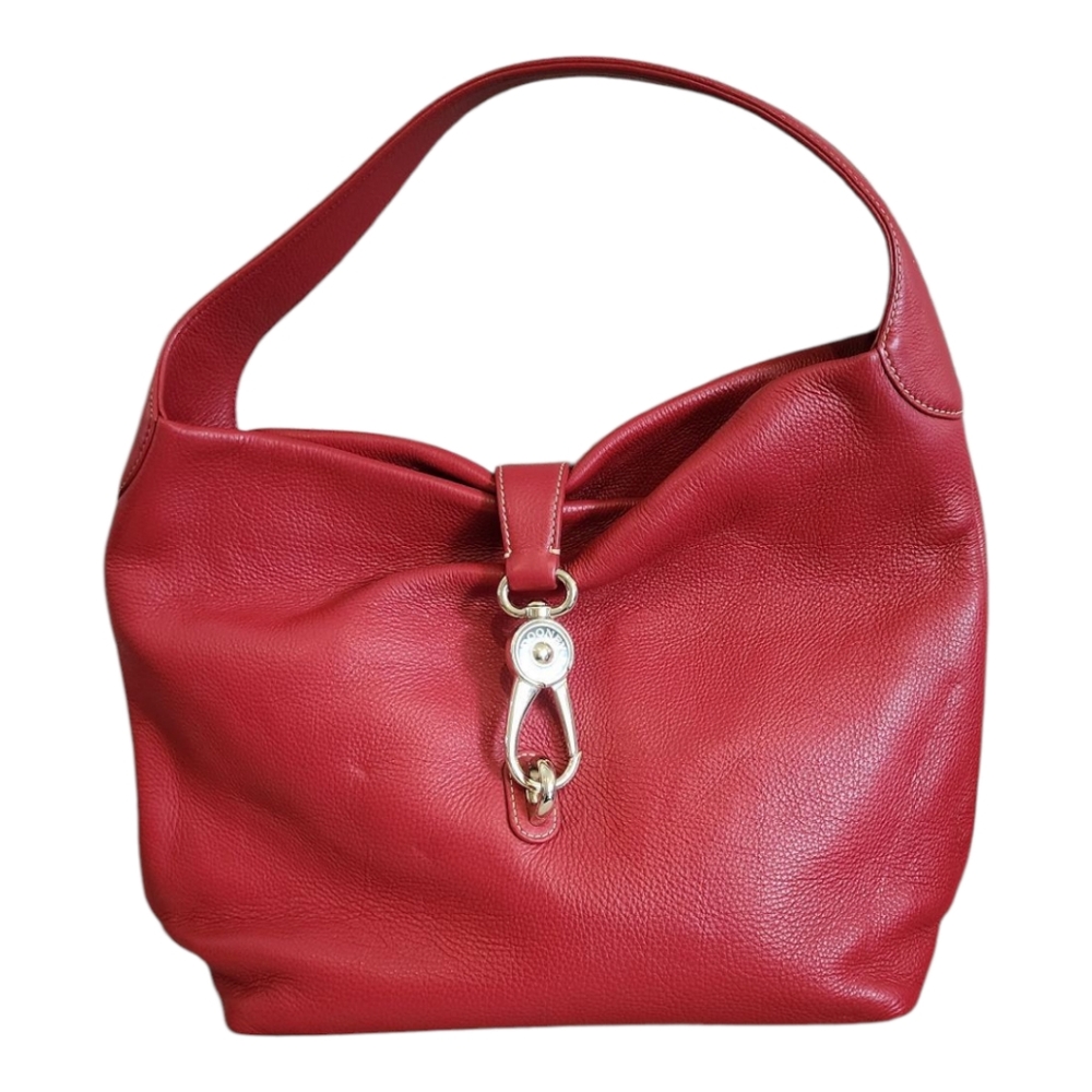 Dooney & Bourke Red Leather Hobo Bag